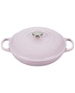 Le Creuset 3.5 Qt. Signature Enameled Cast Iron Braiser with Stainless Steel Knob | Shallot