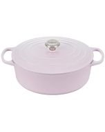 Le Creuset 6.75 Qt. Oval Signature Dutch Oven with Stainless Steel Knob | Shallot