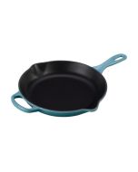 Le Creuset Cast Iron Signature Caribbean Blue Skillet - LS2024-2617