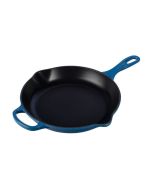 Le Creuset Signature Cast-Iron Skillet, 10.25", in Marseille Blue