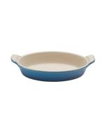 Le Creuset 24oz Oval Heritage Au Gratin Dish | Marseille Blue