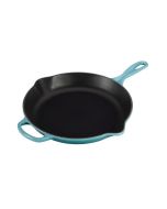 Le Creuset Signature Cast-Iron Skillet,  11.75", in Caribbean Blue: LS2024-3017