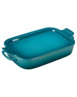 Le Creuset 2.75 Qt. Rectangular Heritage Baking Dish with Platter Lid | Caribbean Blue