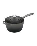 Le Creuset 2.25 Qt. Signature Enameled Cast Iron Saucepan with Stainless Steel Knob | Oyster Grey