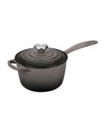 Le Creuset Enameled Cast Iron Saucepan - 1.75 Qt Oyster Grey (LS2518-167FSS)