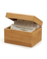 RSVP Bamboo Recipe Box is Eco-Friendly 
