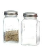 Clear-Colored Retro Salt & Pepper Shakers from RSVP