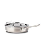 All-Clad D5 Brushed Stainless Steel Saute Pan & Lid | 3 Qt.
