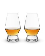 Viski® Footed Crystal Scotch Glasses
