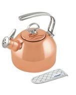 Chantal 1.8 Qt. Steel Classic Tea Kettle | Copper