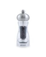 6" Andrea Acrylic Pepper Mill with Stainless Steel Top