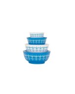 Twinkl Toast Stackable Miniature Vintage Bowls ornament |Spring Blossom 1976 against a white background