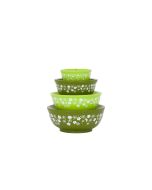 Twinkl Toast Stackable Miniature Vintage Bowls ornament | Butterfly Gold against a white background
