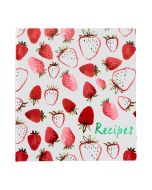 C.R. Gibson Pocket Recipe Book | Strawberry Fields 