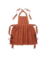 image shows Hedley & Bennett Pinafore Hostess Apron | Harissa  against a blank, white background