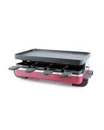 Swissmar Classic Raclette Grill - Red Housing & Non-Stick Grill Plate - 8 Person