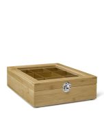 Bredemeijer Natural Bamboo Teabox | 9 Compartments