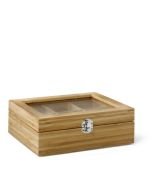 Bredemeijer Teabox With 6 Compartments | Natural Bamboo