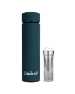 Escali London Sip 16oz Tea Infuser Bottle | Midnight Teal