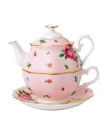 Royal Albert New Country Roses Collection Tea for One | Pink
