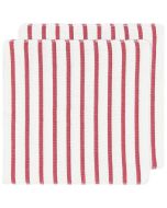 Now Designs Basketweave Dishcloth - Red Stripe (Set of 2) (142212)