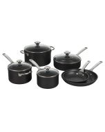 Best Buy: KitchenAid Hard-Anodized Induction Nonstick Cookware Set,  11-Piece Matte Black 80120