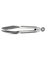 Tovolo Silicone Turner Tongs - 8.25" Gray