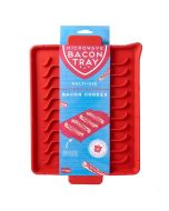 image shows Talisman Designs Microwave Bacon Tray against a blank, white background still in the package 