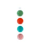 Tripar 4-Tier Economy Wall Plate Rack | White