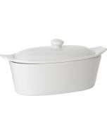 Trudeau Butter Boat (Butter Crock) from White Porcelain 09607080