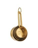 Trudeau Stainless Steel Measuring Cups | Gold