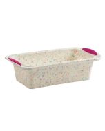 Trudeau White Confetti 10" Silicone Loaf Pan - 05118555