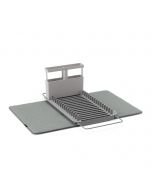 Umbra UDry Over the Sink Dish Rack with Dry Mat | Charcoal
