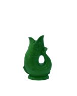 image shows Wade Ceramics Mini Gluggle Jug | Green against a blank, white background