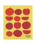  image shows Ecologie by Danica Swedish Sponge Dish Cloth | Tomatoes against a blank, white background  