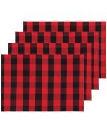 Single placemat from the Now Designs Second Spin Recycled 13" x 20" Placemats (Set of 4) | Buffalo Check