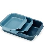 Joseph Joseph Nest™ Oven Non-stick 3-Piece Roasting Pan Set | Blue