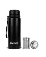 The London Sip 25oz Tea Infuser Bottle | Black
