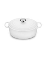 LS2502-2316SS Le Creuset 2.75 qt. Signature Oval Dutch Oven - White