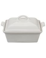 Le Creuset Le Creuset Heritage Stoneware Casserole Dish w/ Lid - Square 2.5 Qt. - White (PG08053A-2316)