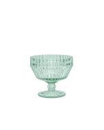 image shows Fortessa Archie 10oz Footed Dessert Bowl | Verde against a blank, white background