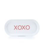 Fiesta® Sweet Candy Hearts Bread Tray - XOXO (White)