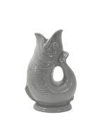image shows Wade Ceramics Large Gluggle Jug | Dark Grey against a blank, white background