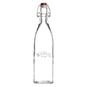 Kilner Clip Top 34-Ounce Square Bottle - 0025.472