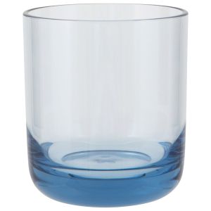  image shows Now Designs by Danica 13oz Acrylic DOF Glass | Ocean Blue against a blank, white background