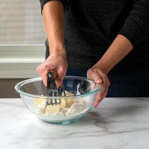 Nordic Ware Pastry Blender shown in use