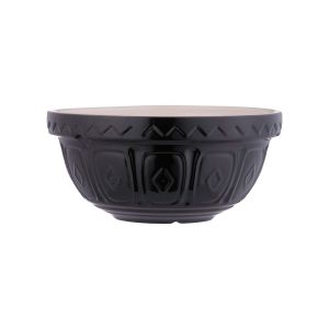  image shows Mason Cash Color Mix Collection S24 (2.15 Qt) Mixing Bowl  | Black] against a blank, white background