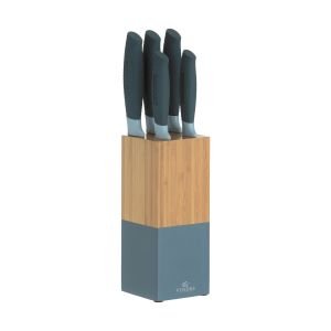 Viners Horizon Grey Knife Block Set | 6-Piece