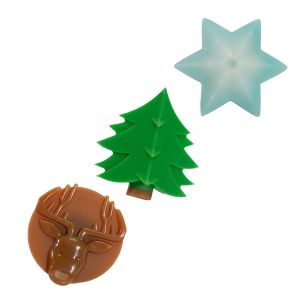 image shows Charles Viancin Holiday Bottle Stopper | Assorted Styles  against a blank, white background