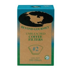 Beyond Gourmet #2 Unbleached Cone-Style Coffee Filters from Harold Imports